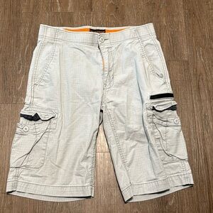Wear First Mens Size 29 Cargo Shorts Light Grey